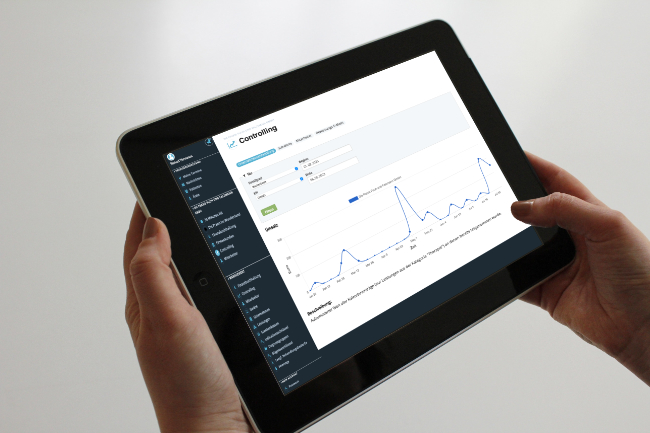 Ipad mit Praxisprogramm